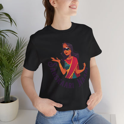 Sanskaari Naari Graphic T-shirt