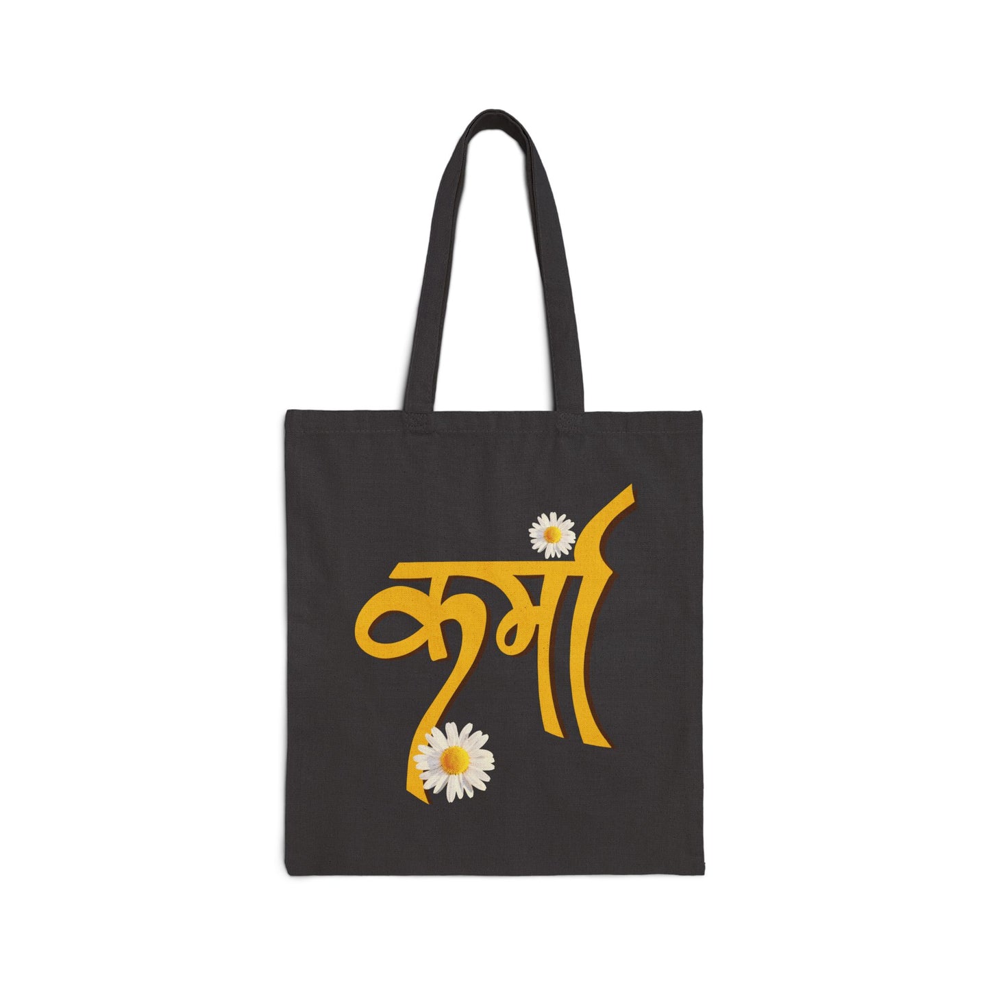 Karma Cotton Canvas Tote Bag