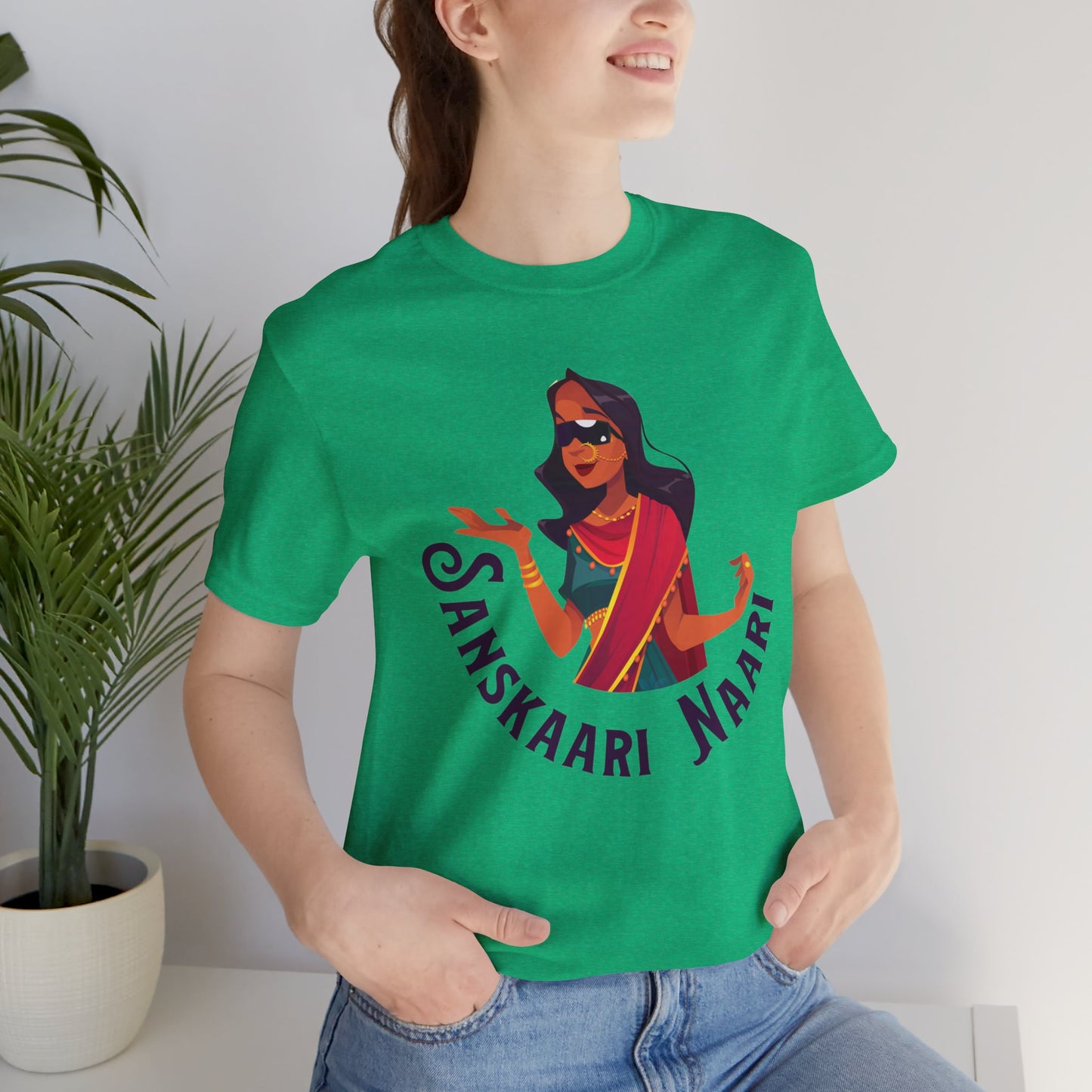 Sanskaari Naari Graphic T-shirt