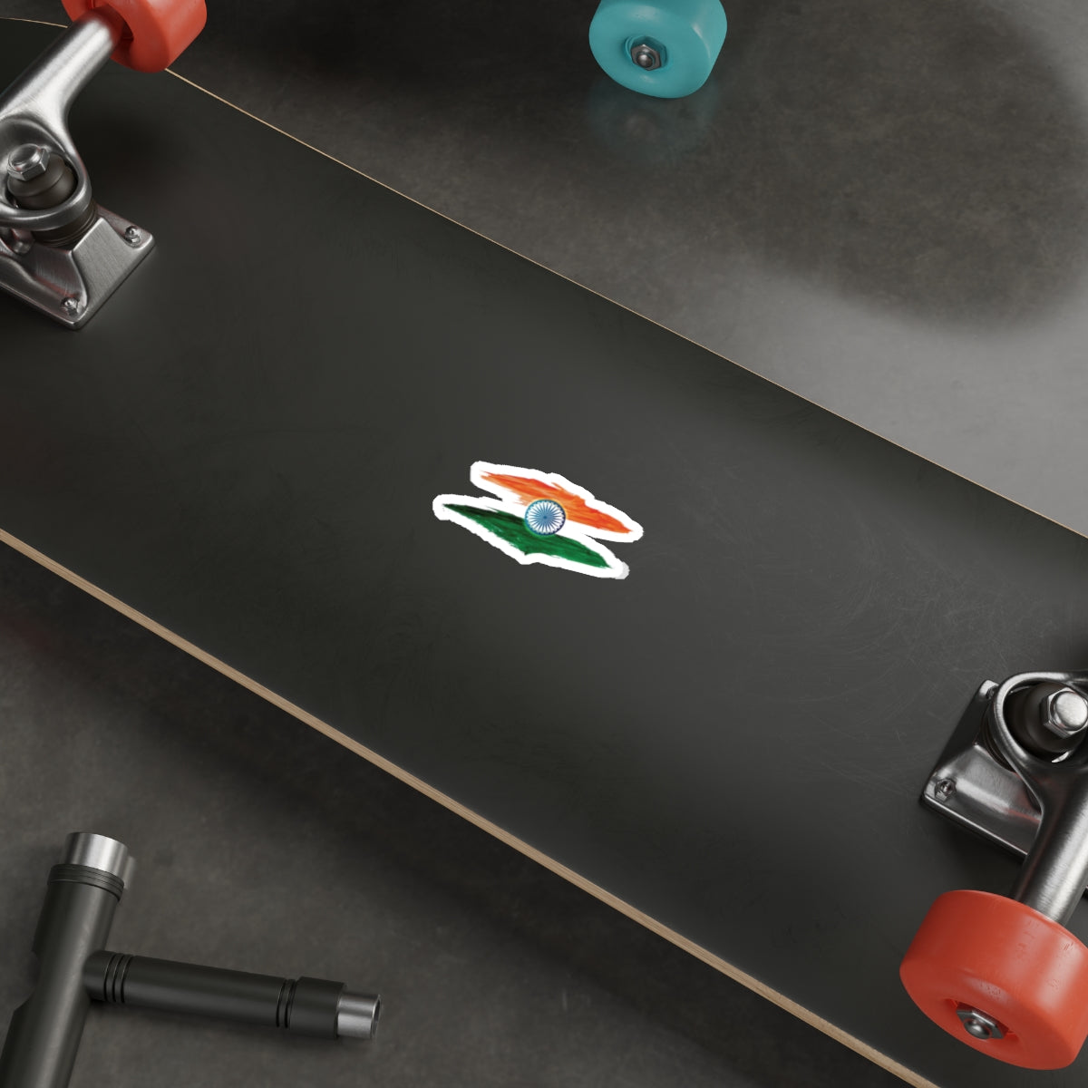 Tricolor Die-Cut Sticker