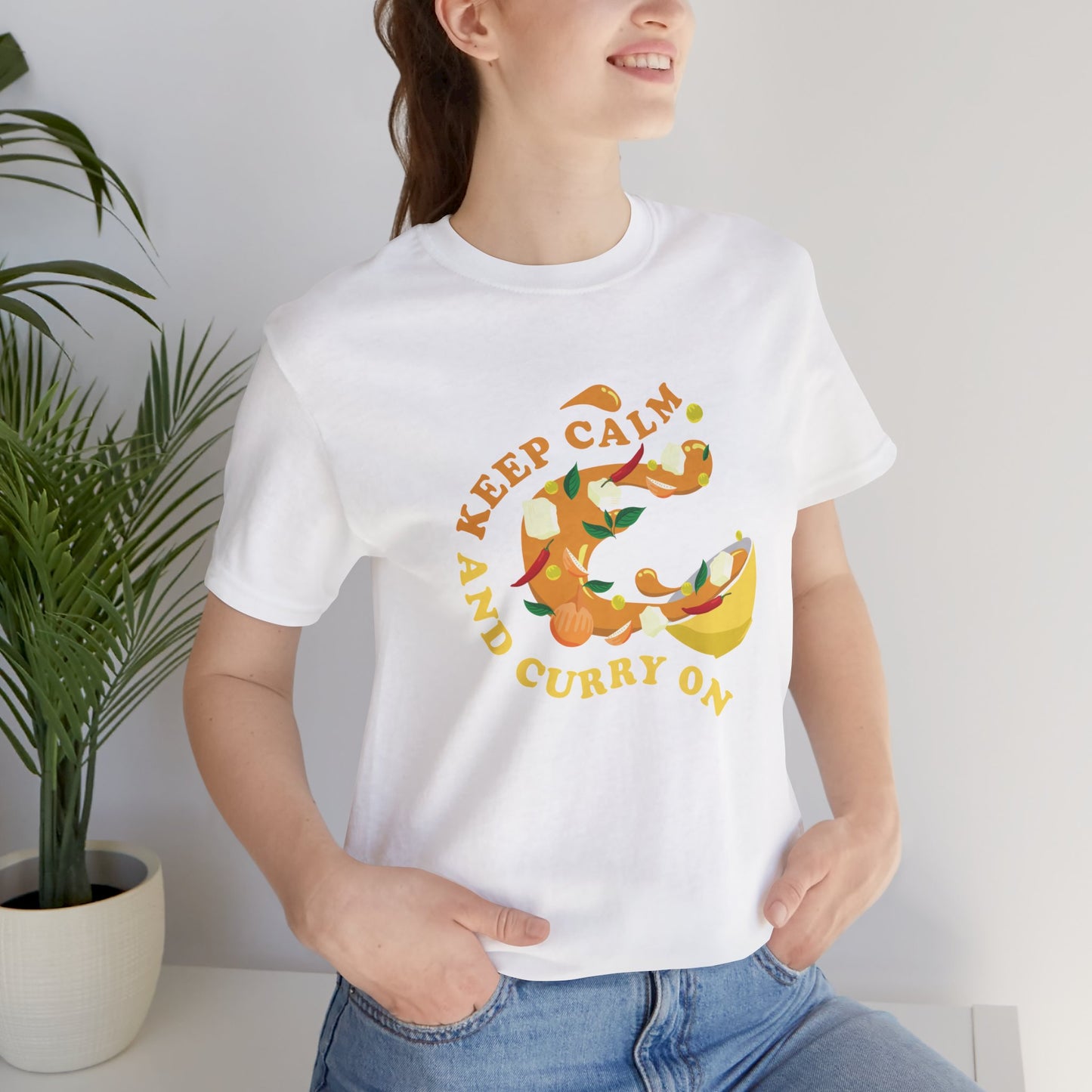 Keep Calm and Curry On Graphic T-shirt