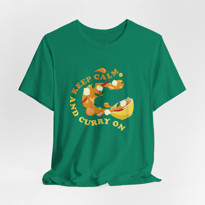 Keep Calm and Curry On Graphic T-shirt