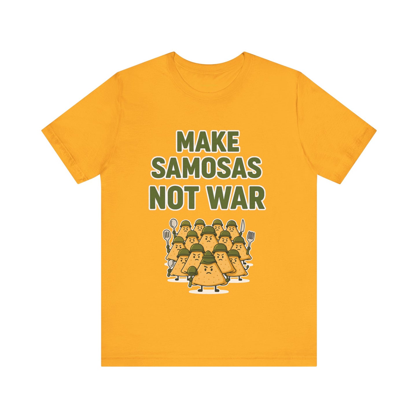 Make Samosas Not War Graphic T-shirt