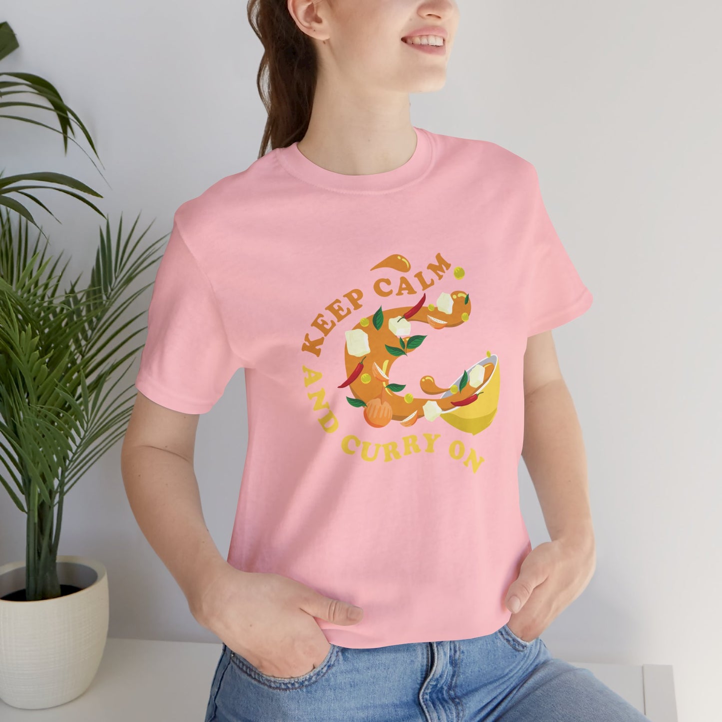 Keep Calm and Curry On Graphic T-shirt