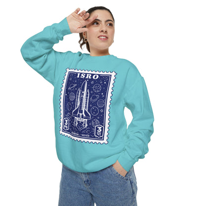 ISRO Unisex Garment-Dyed Sweatshirt