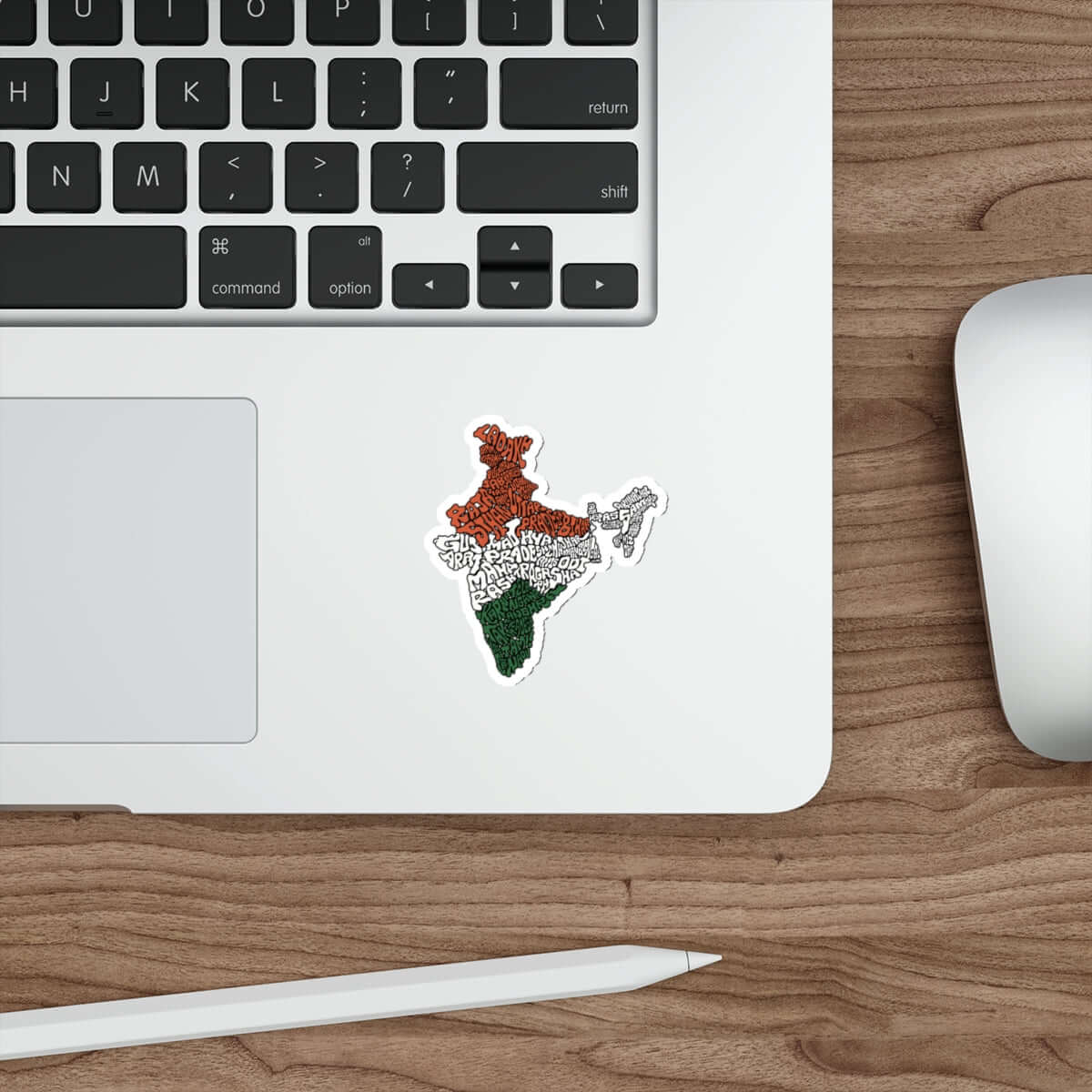 India Map Die-Cut Sticker