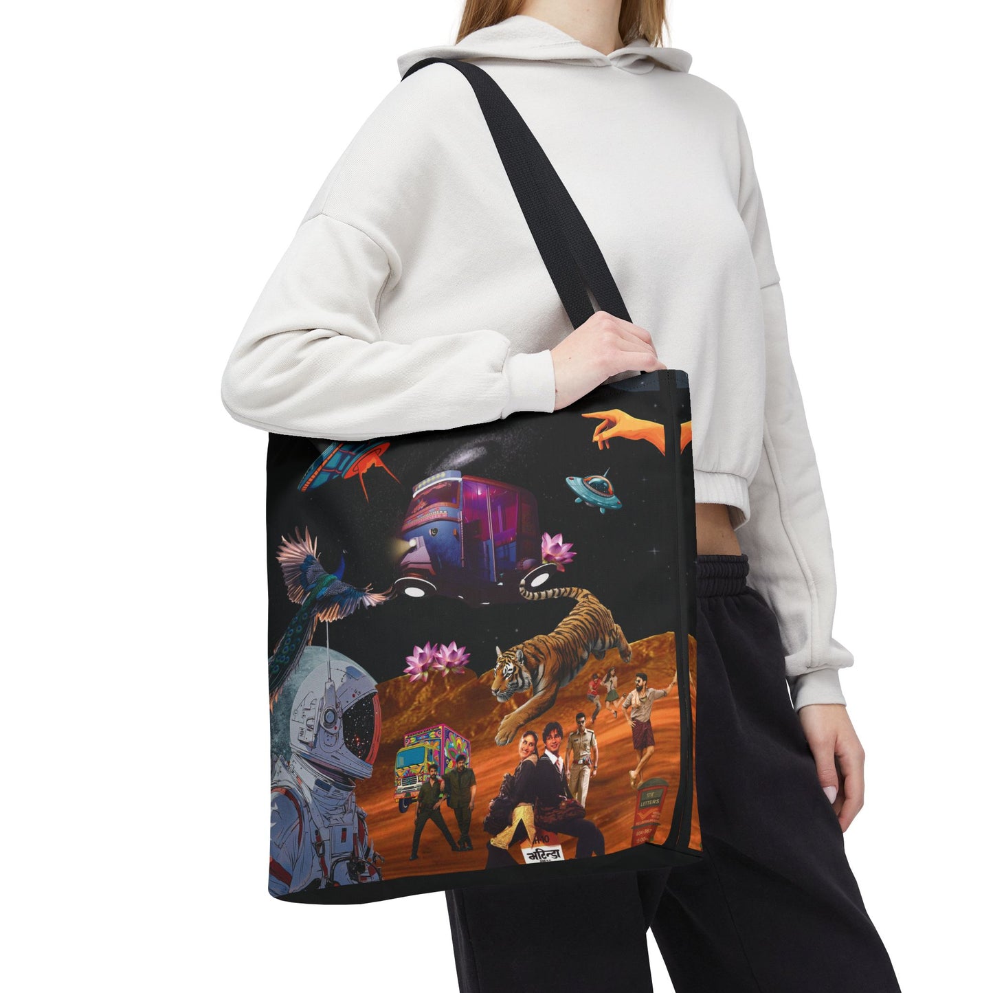 Spacey Desi Tote Bag