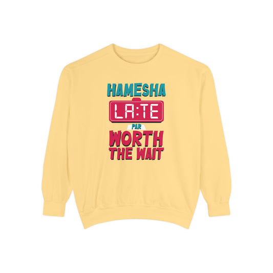 Hamesha Late Garment-Dyed Sweatshirt