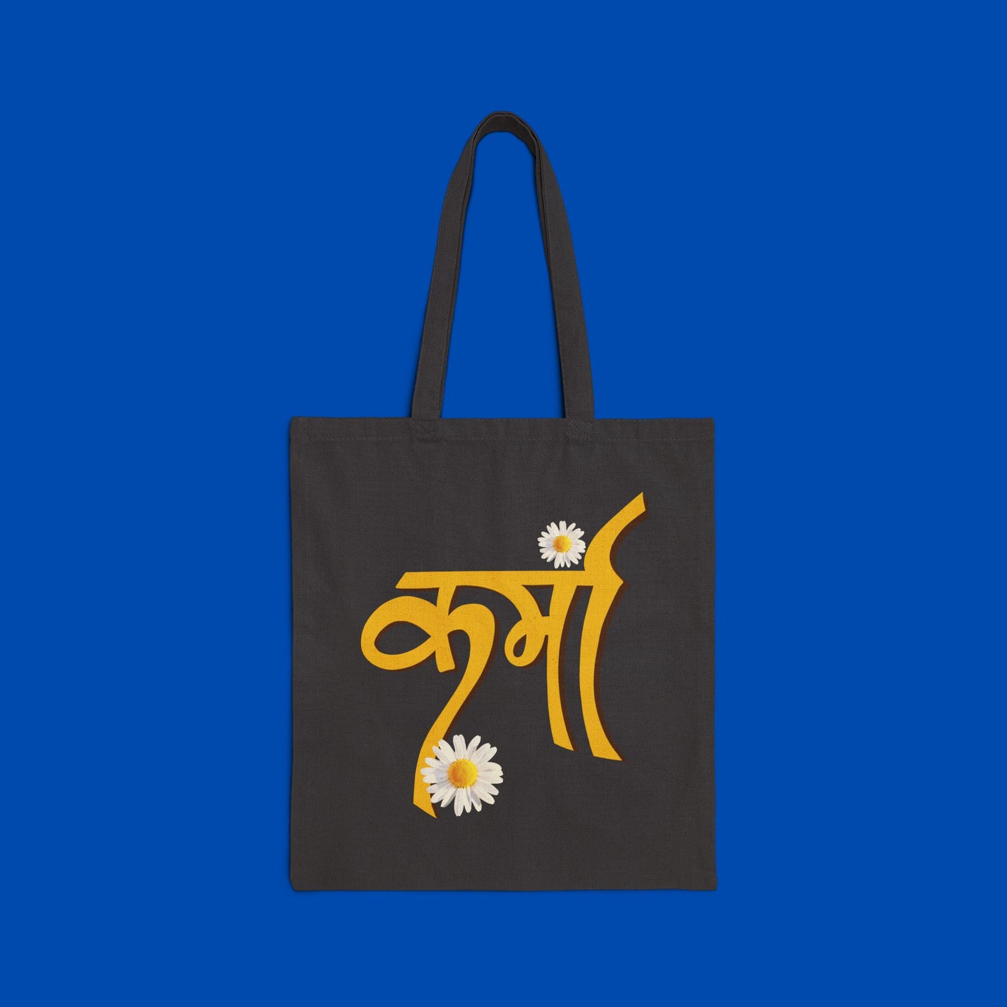 Karma Cotton Canvas Tote Bag