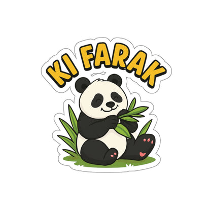 Ki Farak Pa(i)nda Die-Cut Sticker