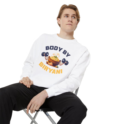 Body By Biryani Unisex Garment-Dyed Sweatshirt