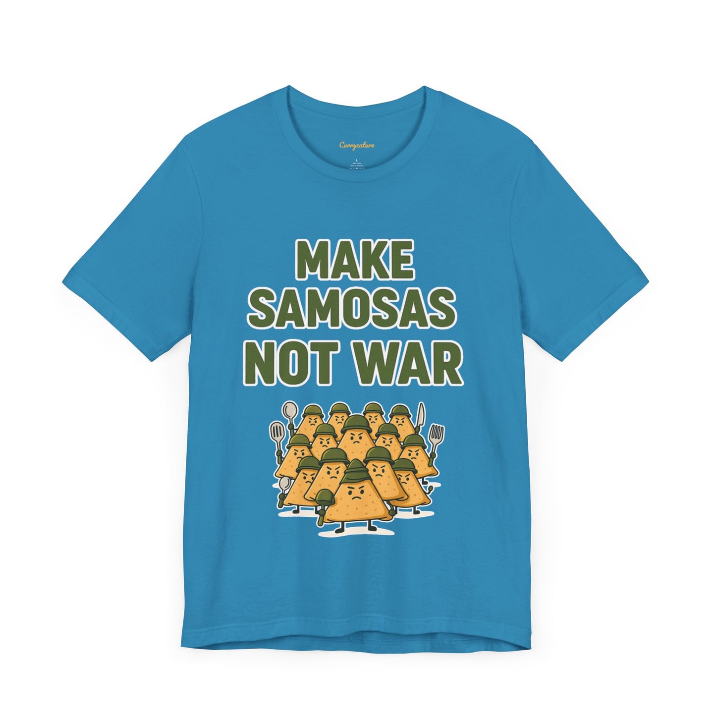 Make Samosas Not War Graphic T-shirt