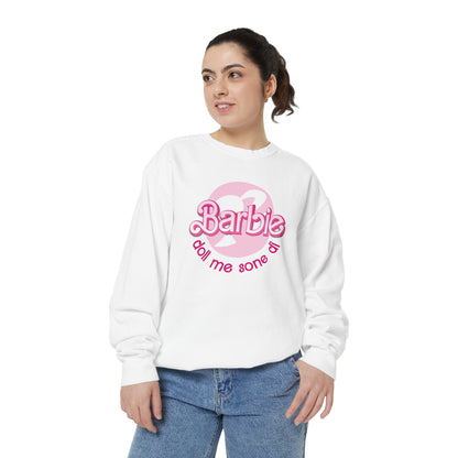 Barbie Doll Garment-Dyed Sweatshirt