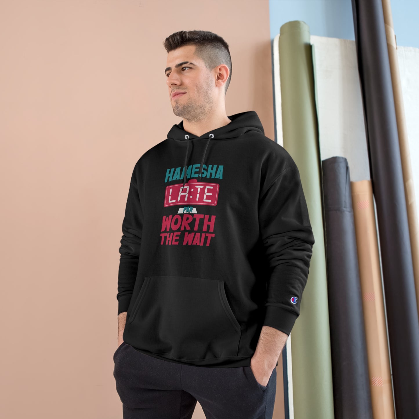 Hamesha Late Champion Hoodie