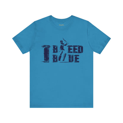 I Bleed Blue Graphic T-shirt - Currycature 🇺🇸