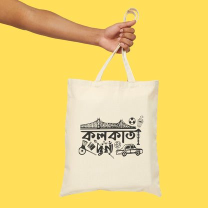 Kolkata Canvas Tote Bag
