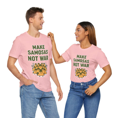 Make Samosas Not War Graphic T-shirt