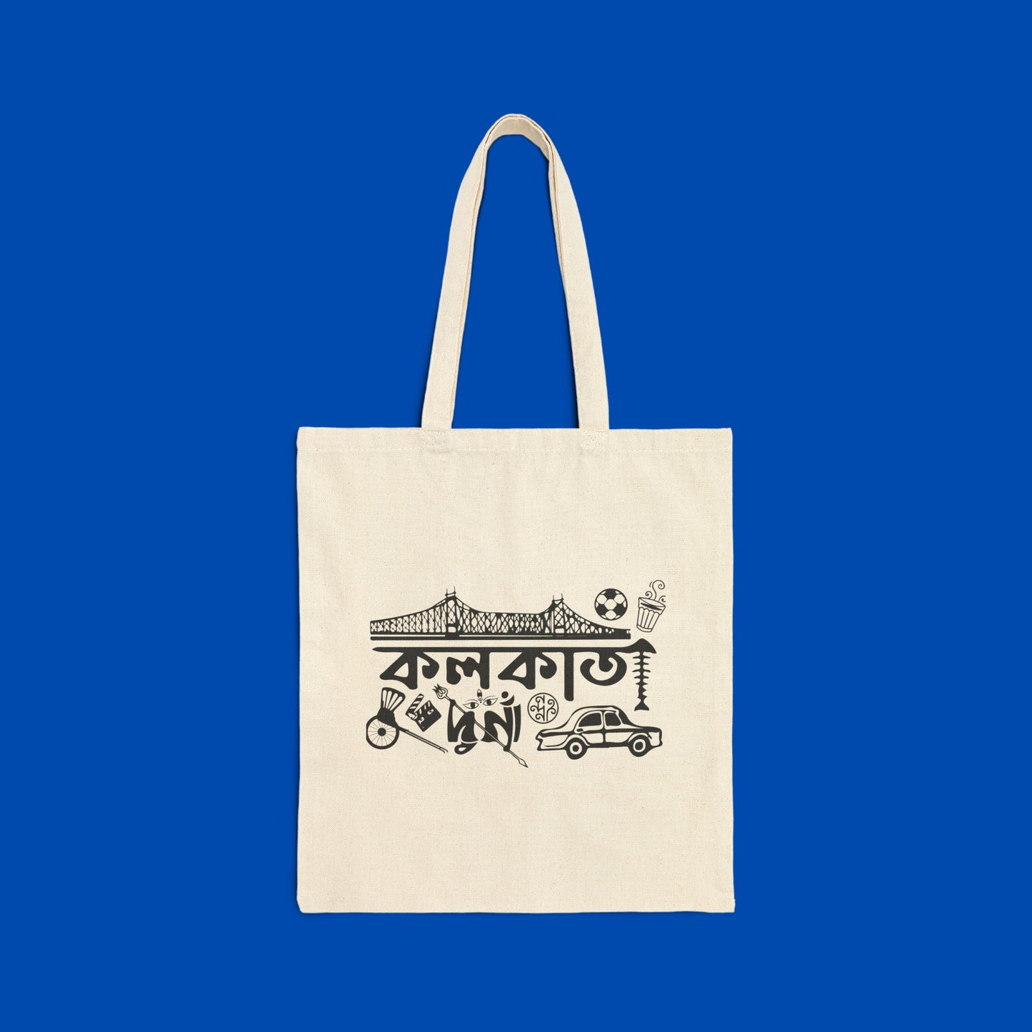 Kolkata Canvas Tote Bag
