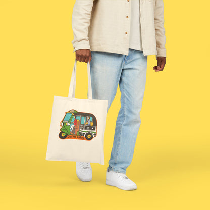 Auto Cotton Canvas Tote Bag