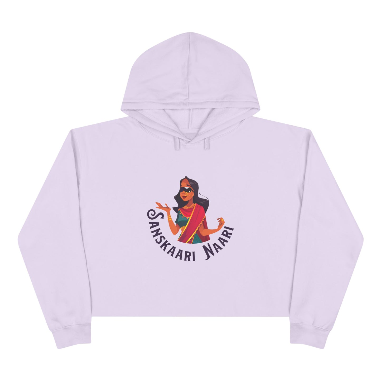 Sanskaari Naari Crop Hoodie