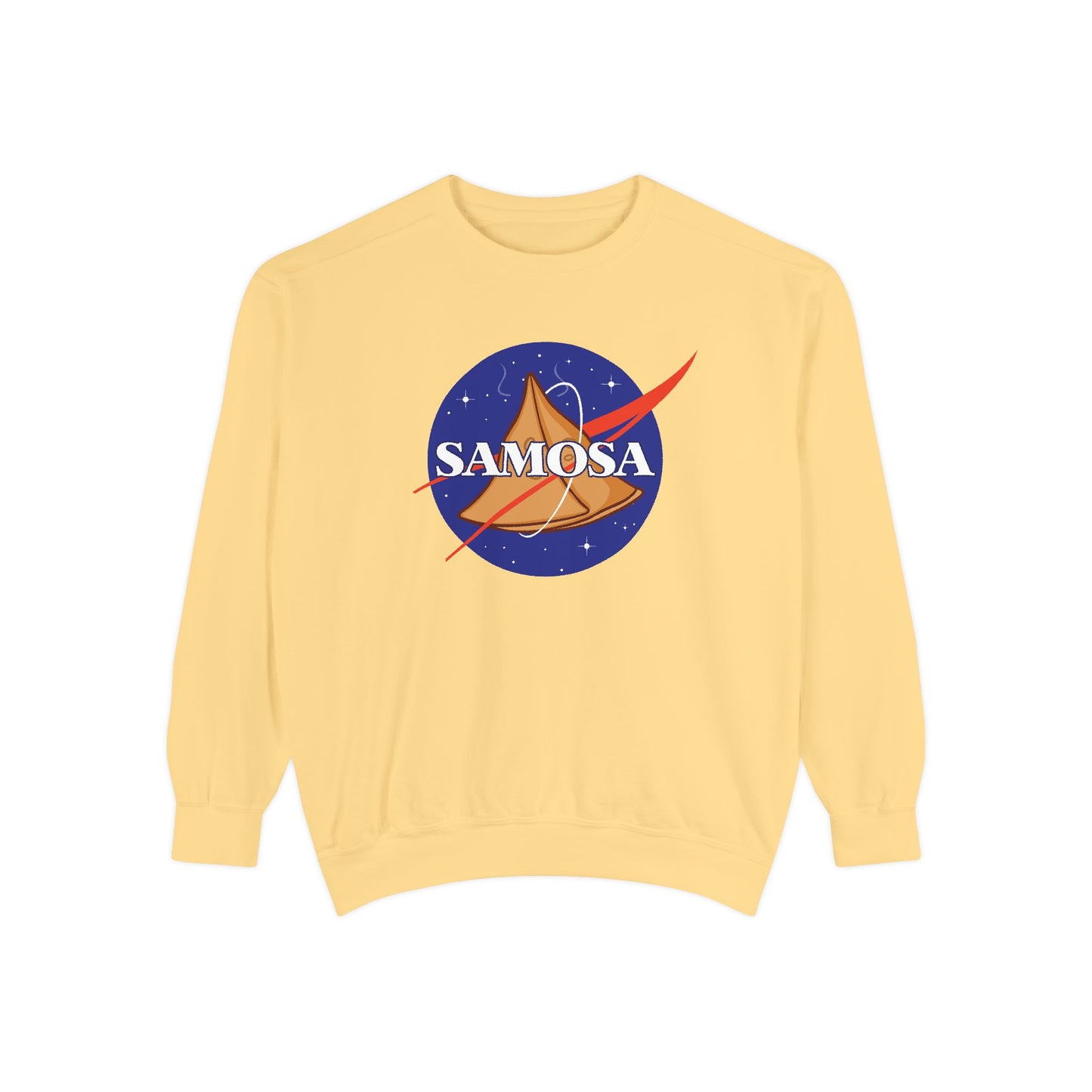 Samosa Garment-Dyed Sweatshirt - Currycature 🇺🇸