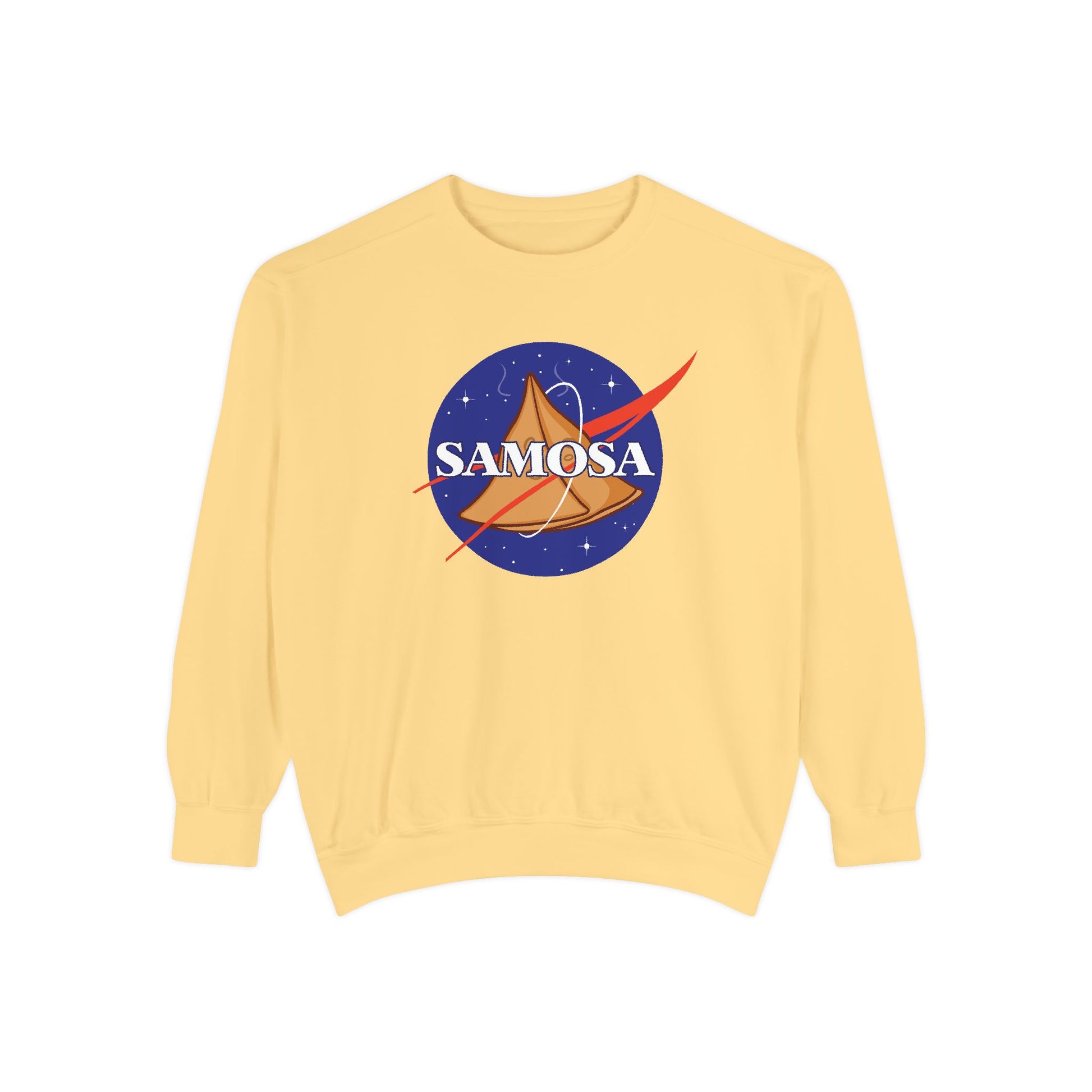 Samosa Garment-Dyed Sweatshirt - Currycature 🇺🇸