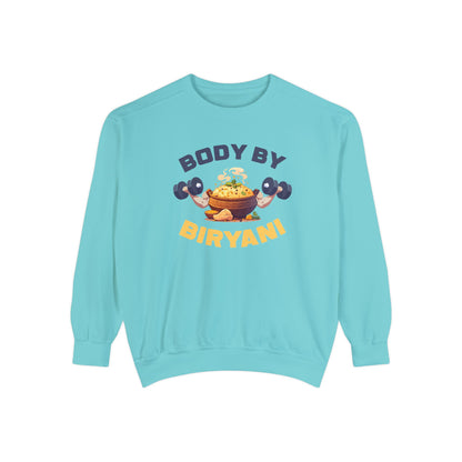 Body By Biryani Unisex Garment-Dyed Sweatshirt