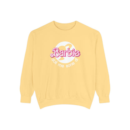 Barbie Doll Garment-Dyed Sweatshirt - Currycature 🇺🇸