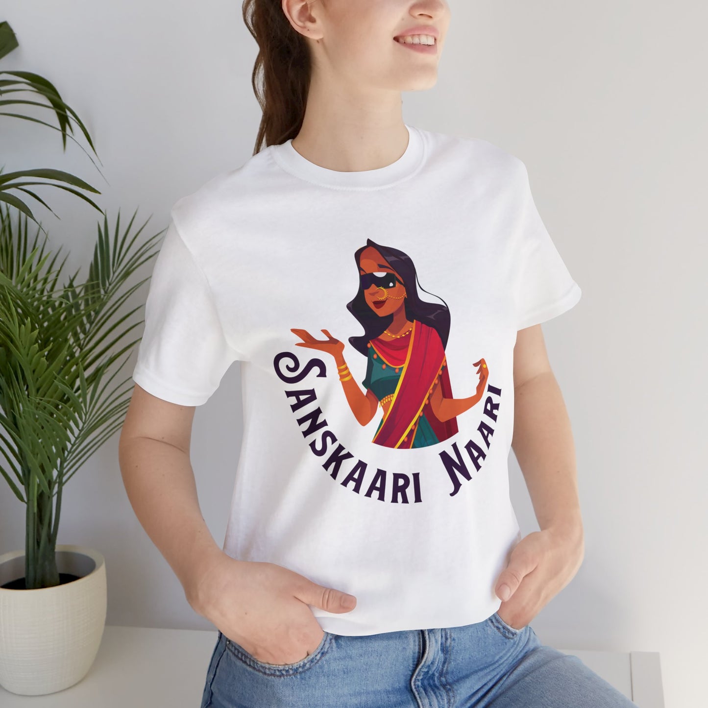 Sanskaari Naari Graphic T-shirt