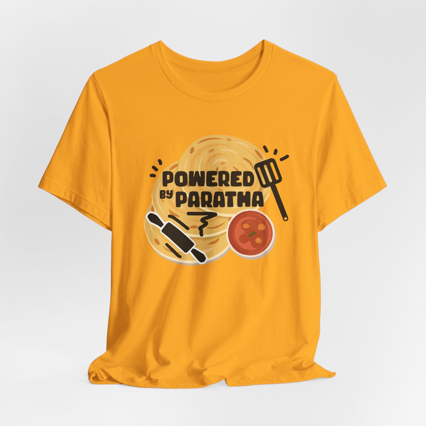 Powered by Paratha Graphic T-shirt