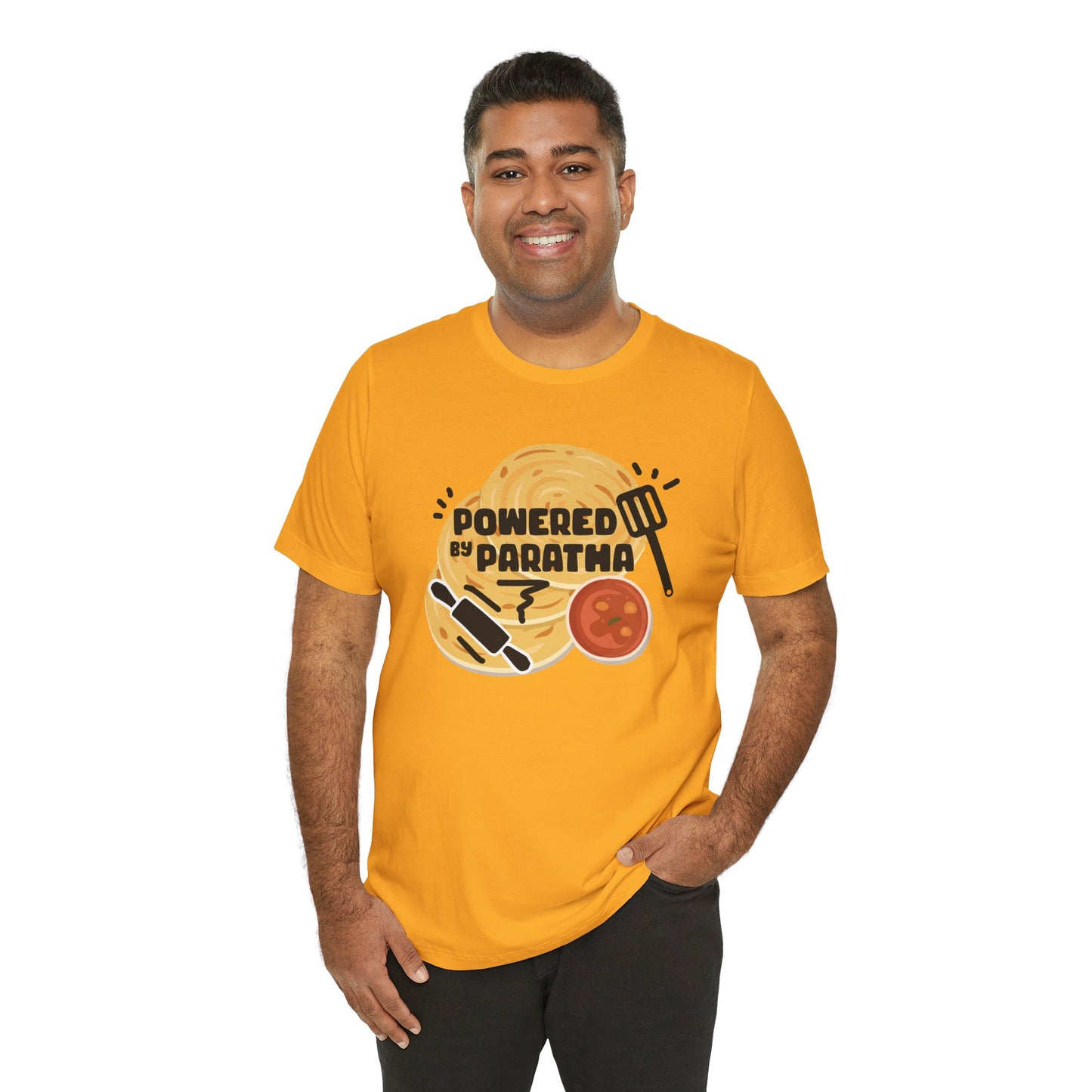 Powered by Paratha Graphic T-shirt