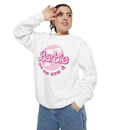 Barbie Doll Garment-Dyed Sweatshirt