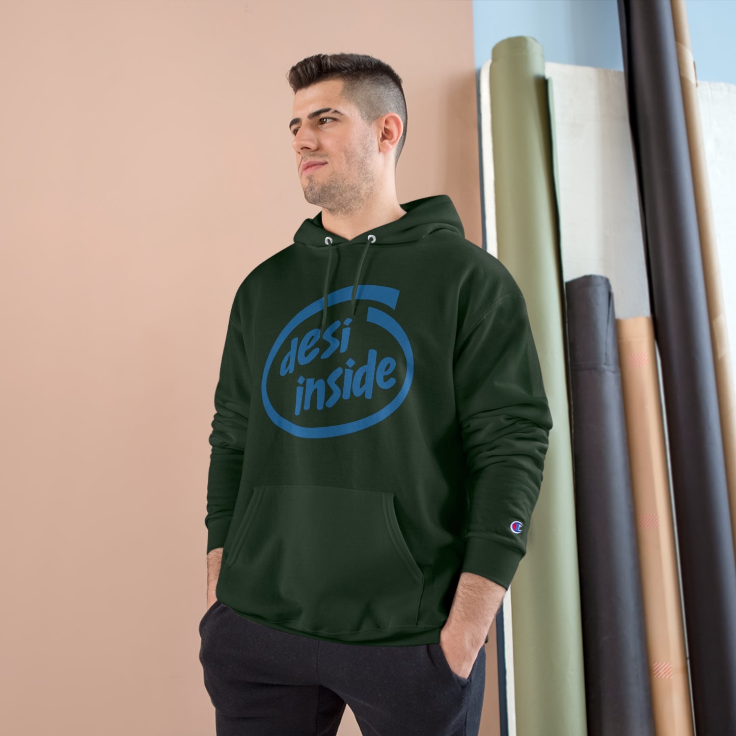 Desi Inside Champion Hoodie