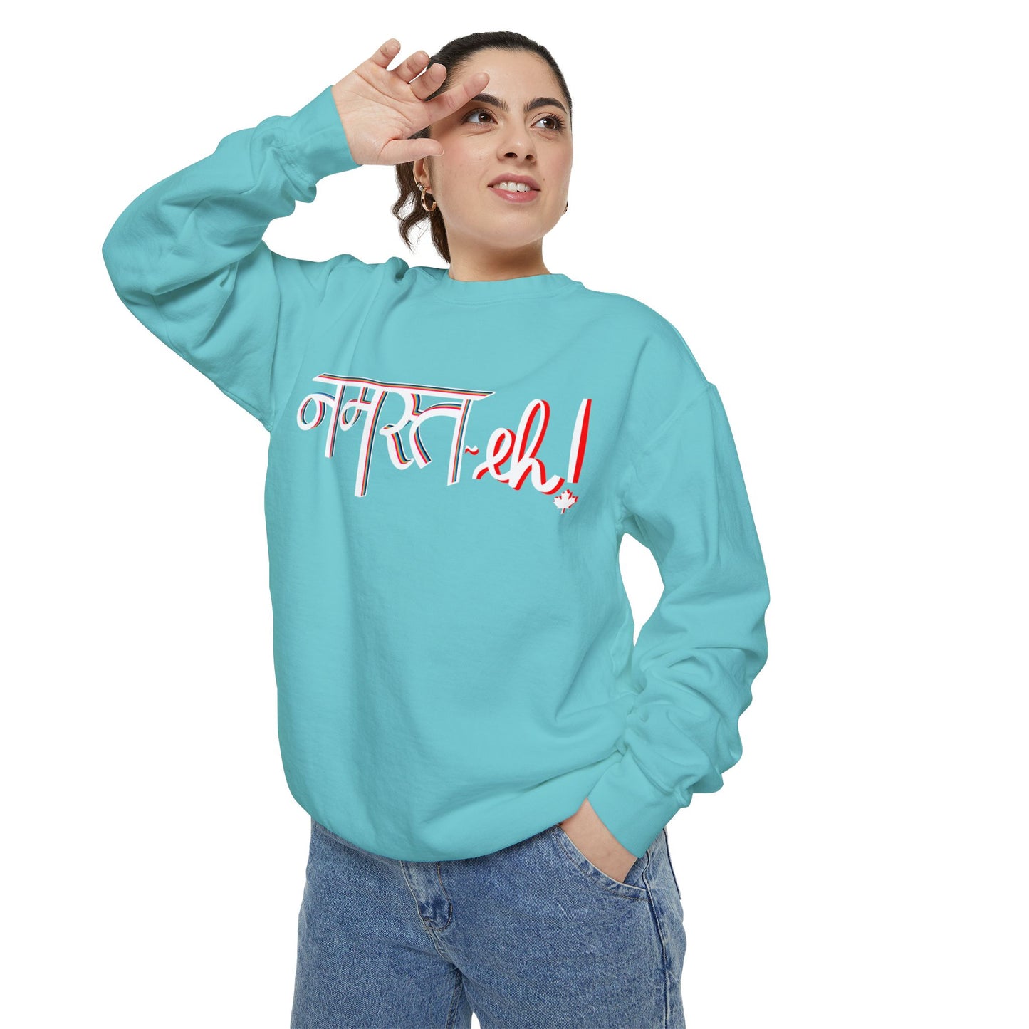 Namast-eh Unisex Garment-Dyed Sweatshirt