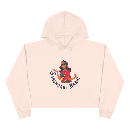 Sanskaari Naari Crop Hoodie