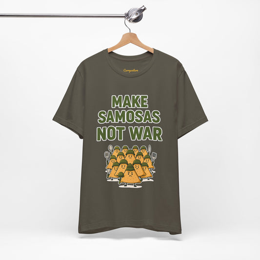 Make Samosas Not War Graphic T-shirt