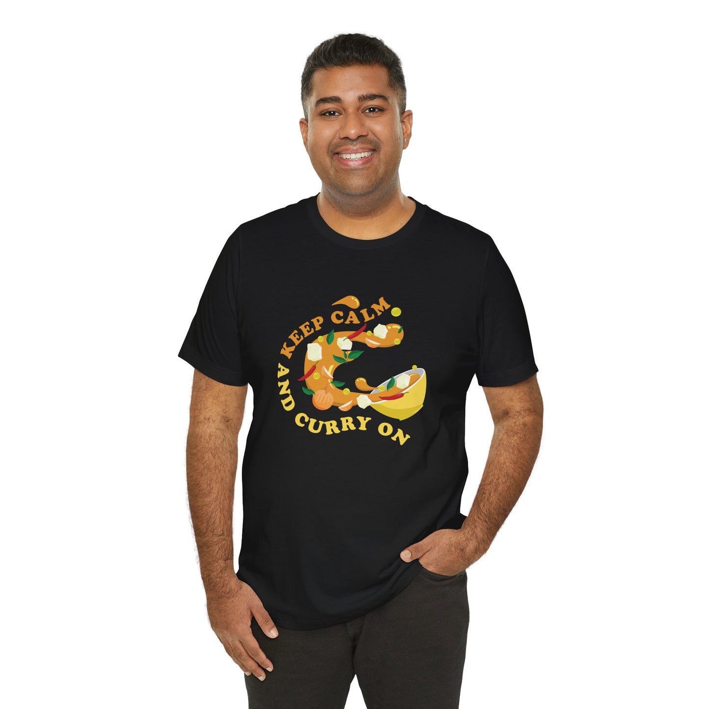 Keep Calm and Curry On Graphic T-shirt