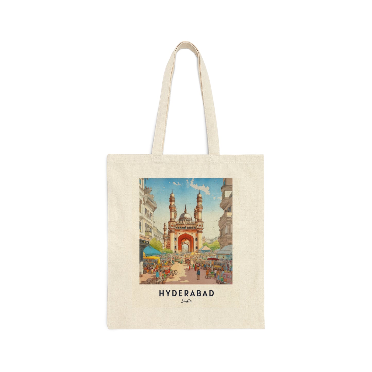 Hyderabad Cotton Canvas Tote Bag