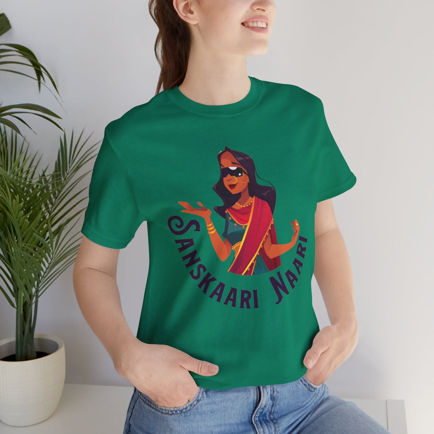 Sanskaari Naari Graphic T-shirt