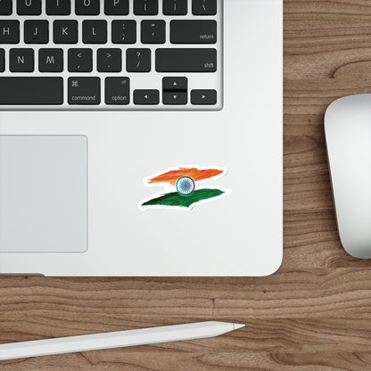 Tricolor Die-Cut Sticker