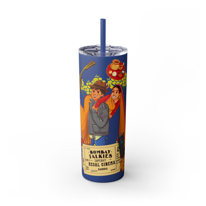 DDLJ Skinny Tumbler with Straw, 20oz