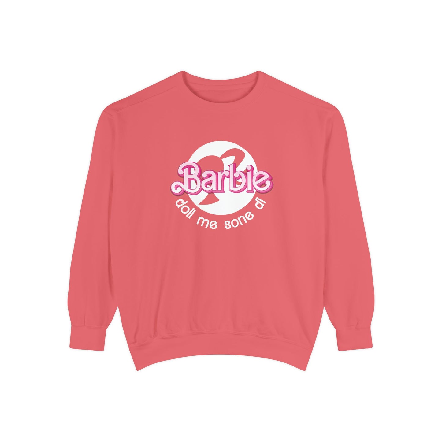 Barbie Doll Garment-Dyed Sweatshirt