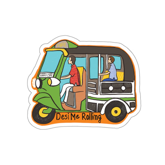 Auto/Tuk Tuk Die-Cut Sticker