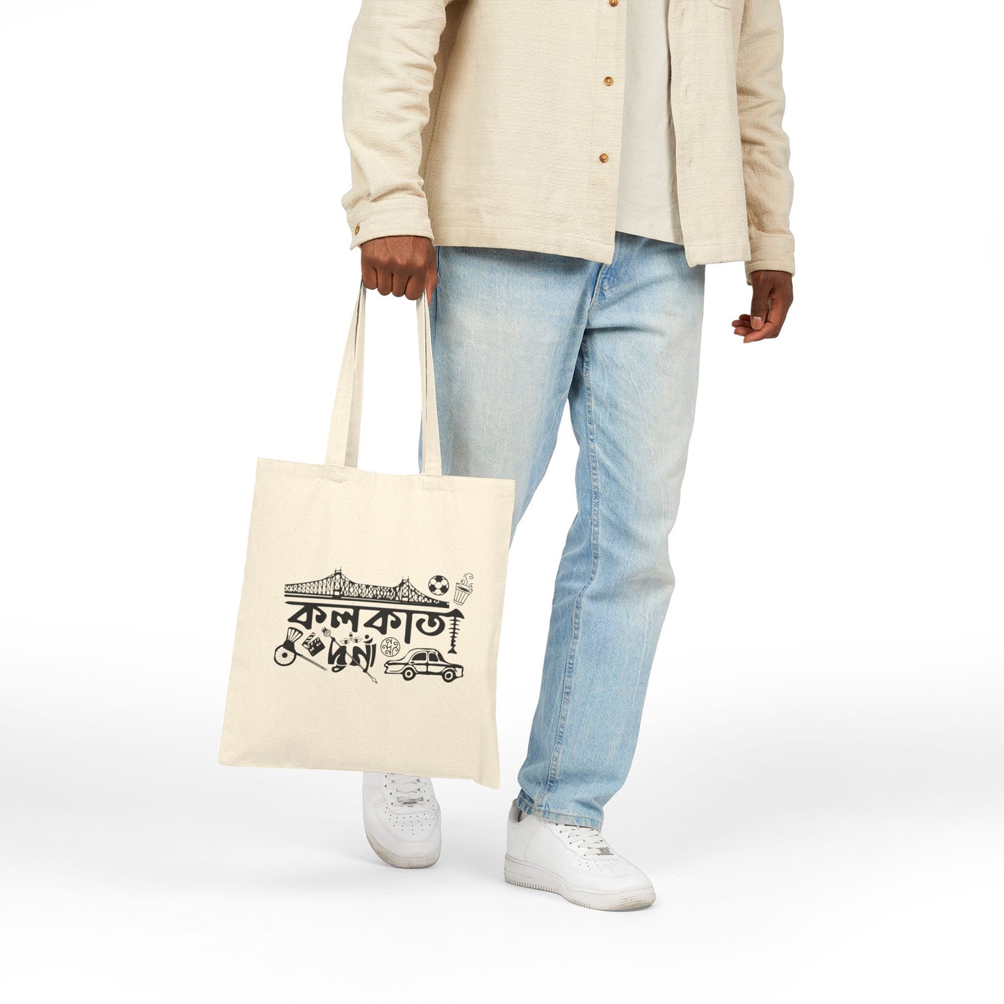 Kolkata Canvas Tote Bag
