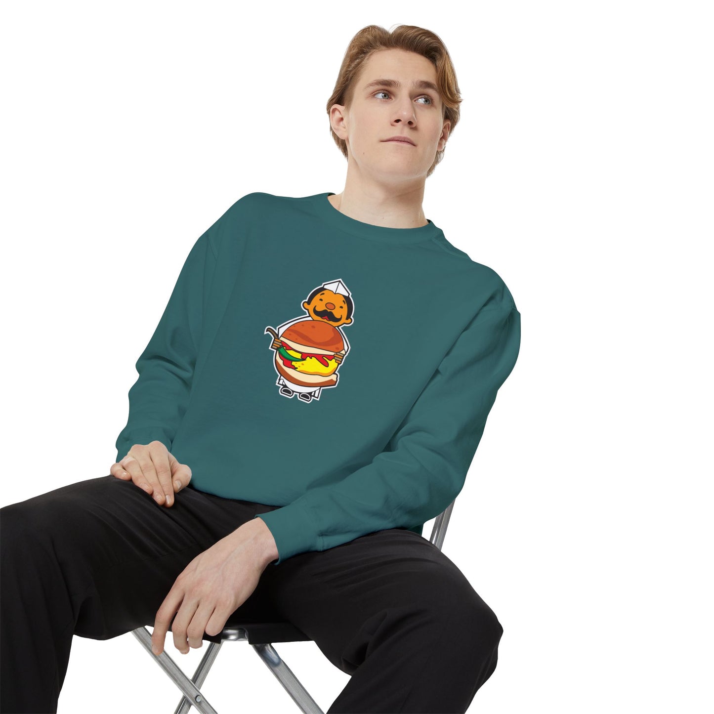 Vada Pav Garment-Dyed Sweatshirt