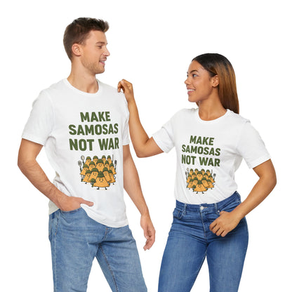 Make Samosas Not War Graphic T-shirt