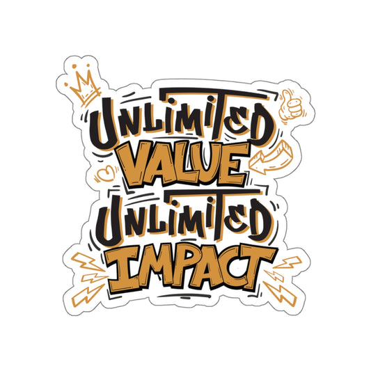 Unlimited Impact Die-Cut Sticker
