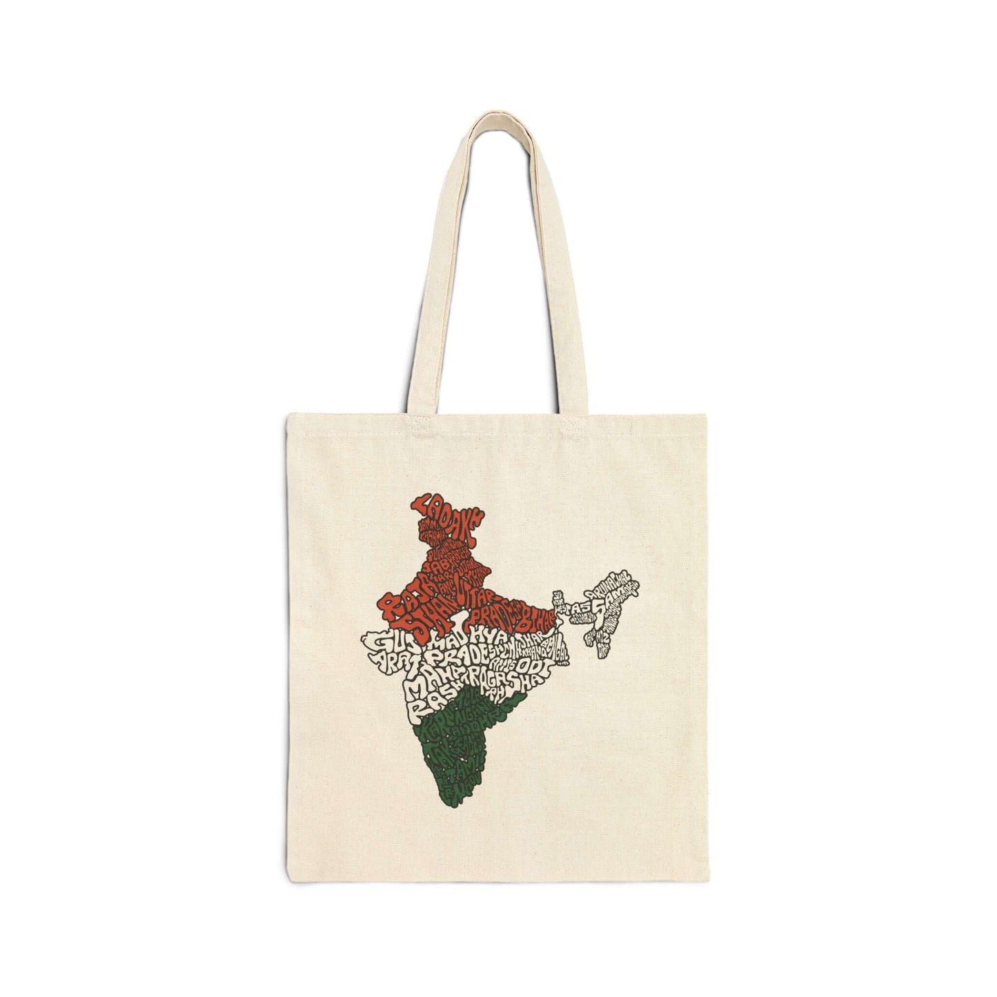 India Map Tote Bag