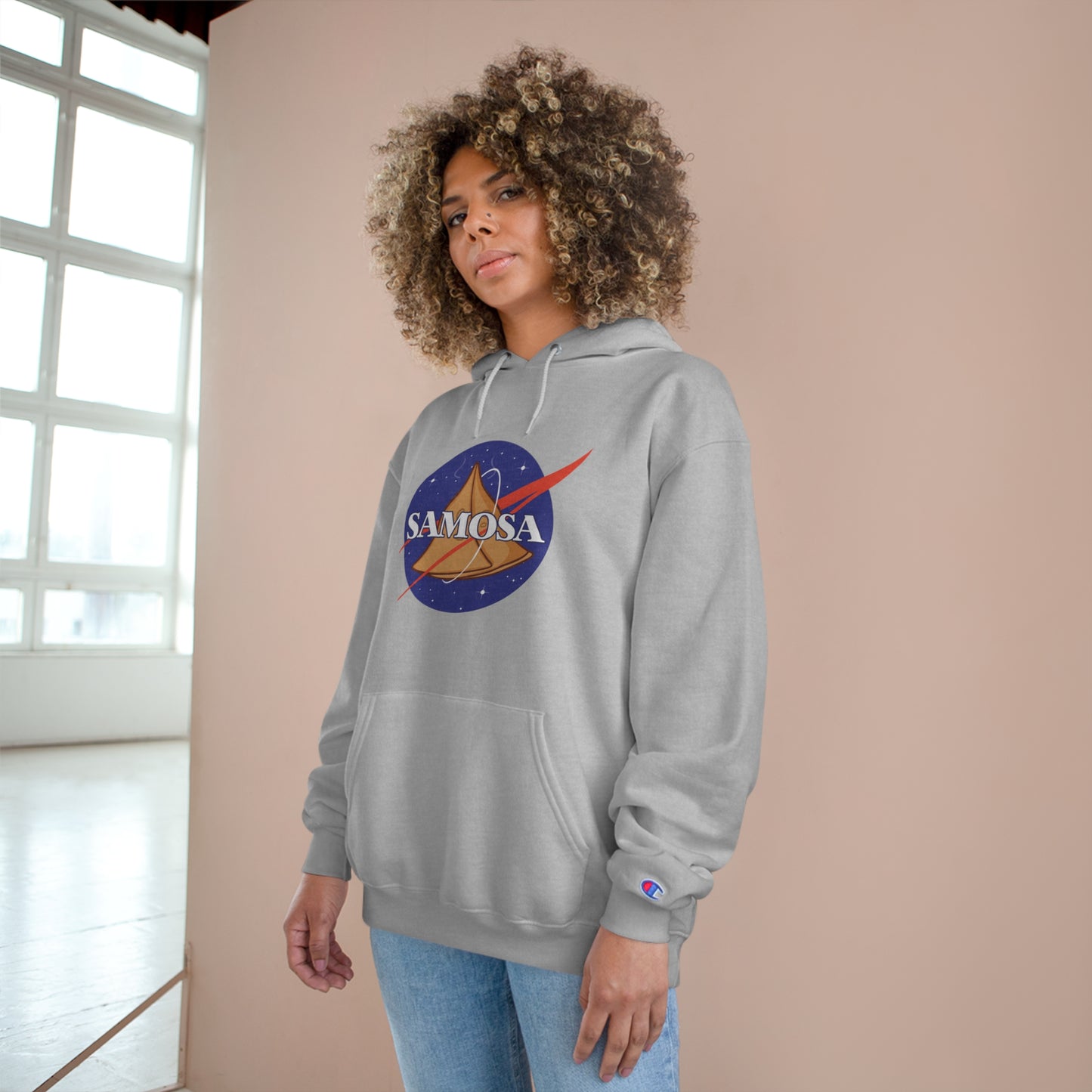 Nasa Samosa Champion Hoodie