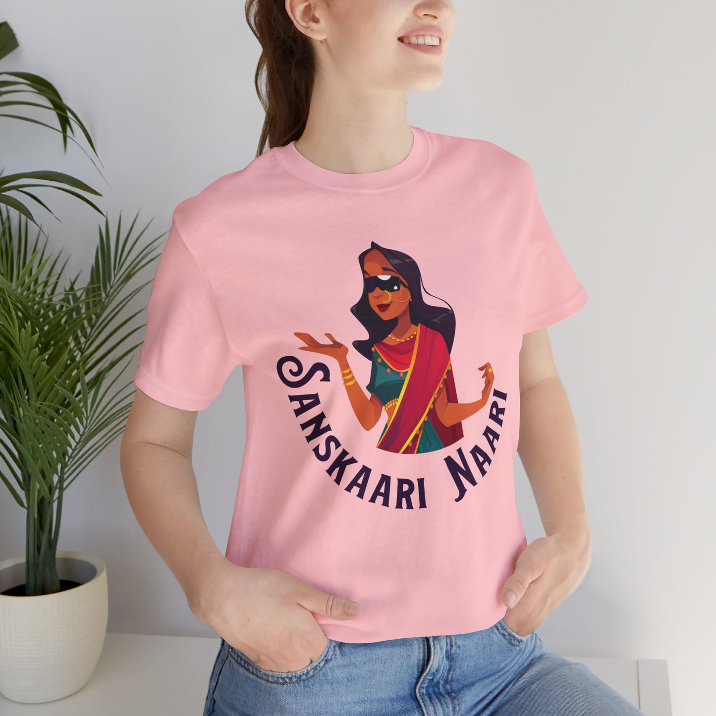 Sanskaari Naari Graphic T-shirt